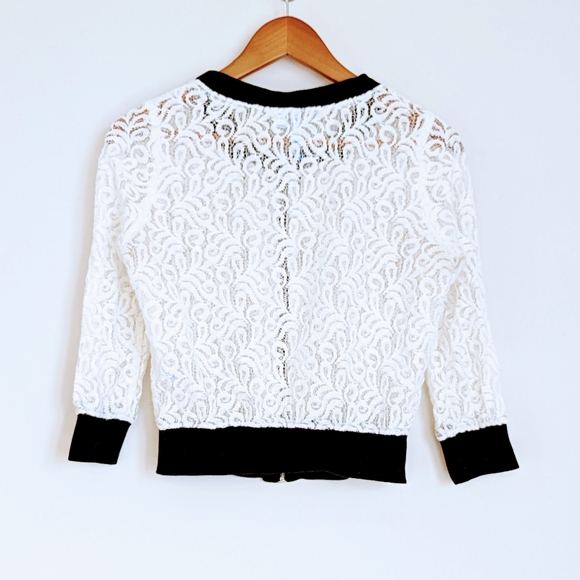 Lace Bomber Jacket - Picture 4 of 10